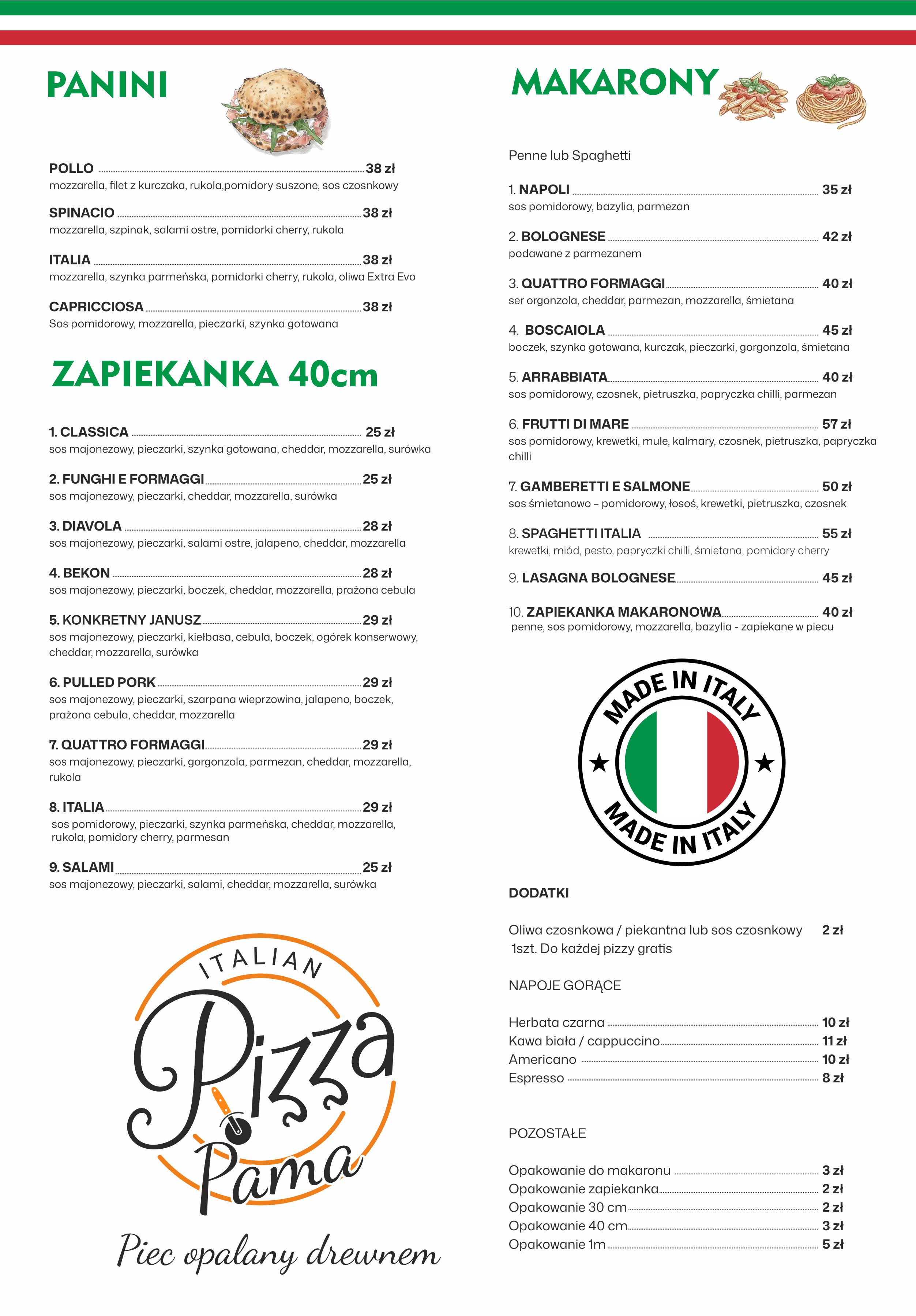 Pizza PAMA Ślesin